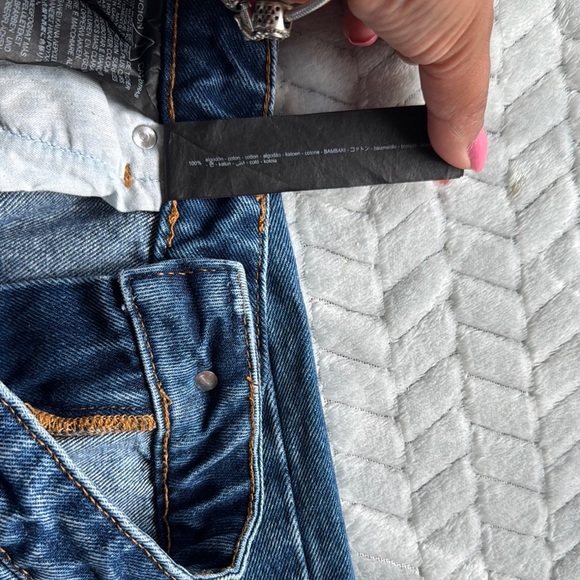 Zara Blue Flare & Wide Leg Jeans - Picture 3 of 9